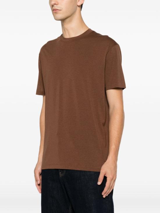 26FW 톰포드 반팔 티셔츠 JCS004JMT012 ECJ Brown - TOMFORD