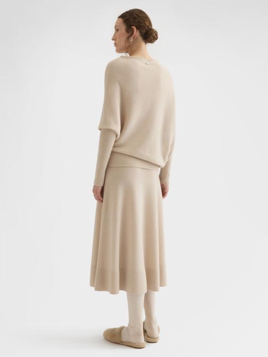 26FW 아뇨나 스웨터 K5100584K080Q N14 BEIGE - AGNONA