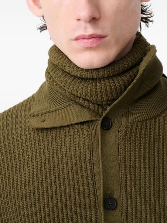 26FW 스튜디오 니콜슨 가디건 ORANSNM1589ROW OLIVE GREEN - STUDIO NICHOLSON