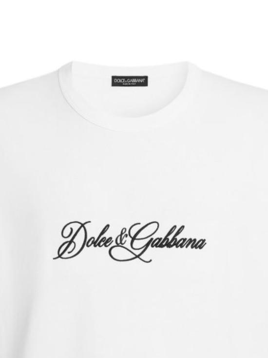 26FW 돌체앤가바나 반팔 티셔츠 G8PT1Z G7P9KW0800 Off White - DOLCE & GABBANA