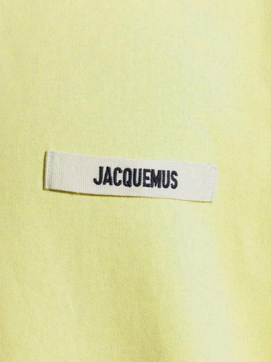 26FW 자크뮈스 그로그랭 후드 티셔츠 HOM00247AJ00126 205 PaleYellow - JACQUEMUS