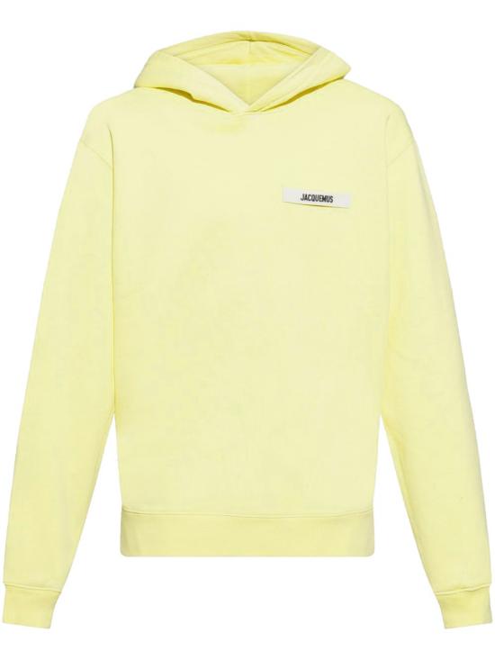 26FW 자크뮈스 그로그랭 후드 티셔츠 HOM00247AJ00126 205 PaleYellow