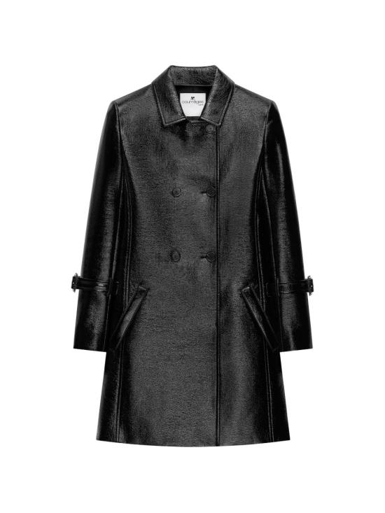 26FW 쿠레쥬 코트 326CMA301VY0014 9999 BLACK