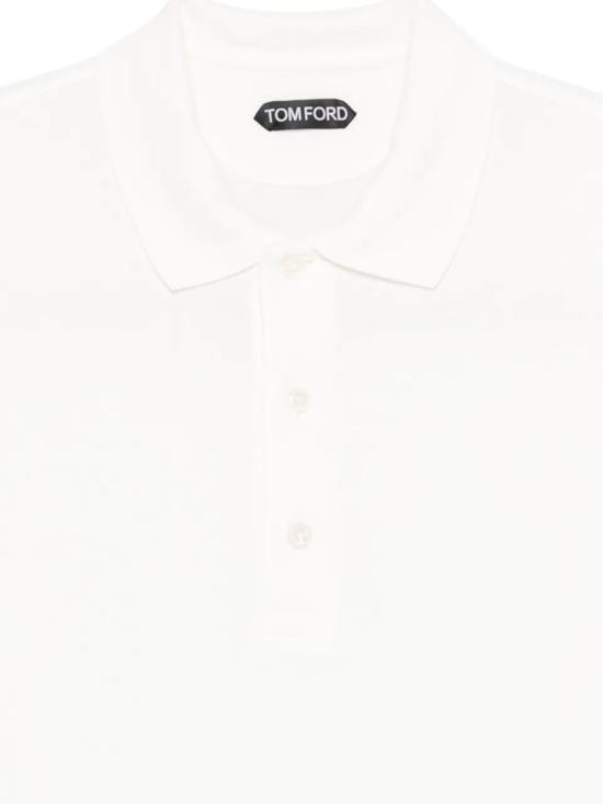 26FW 톰포드 폴로 티셔츠 JPS011JMT013 WAD Off White - TOMFORD