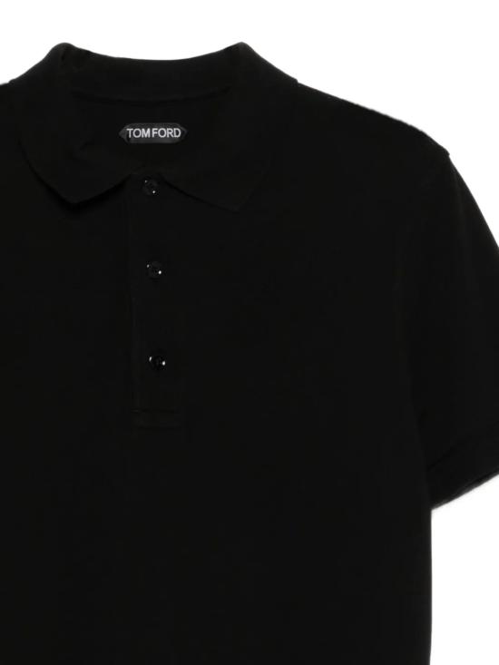 26FW 톰포드 폴로 티셔츠 JPS011JMT013 NAA Black - TOMFORD