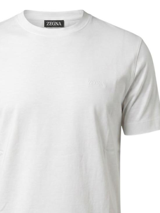 26FW 에르메네질도제냐 반팔 티셔츠 RUI360A4 I765 N00 - ERMENEGILDO ZEGNA