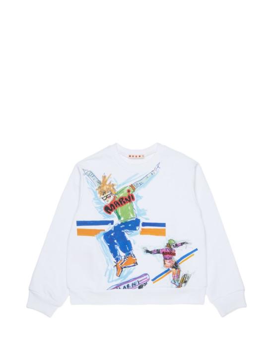 26FW [키즈] 마르니 니트/스웻셔츠 M01884 M00NF0M100 WHITE