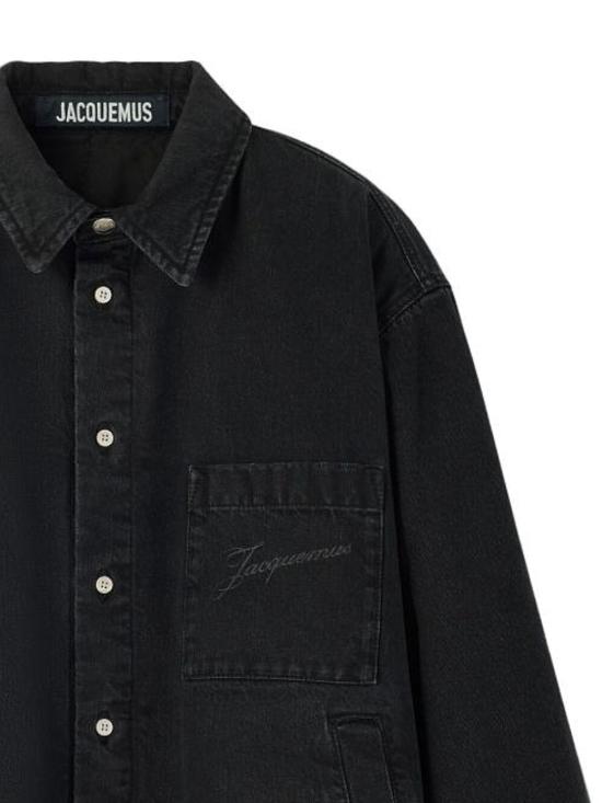 26FW 자크뮈스 라 슈미즈 불랑제 퍼프 오버셔츠 OUM00115AD00019 990 BLACK - JACQUEMUS