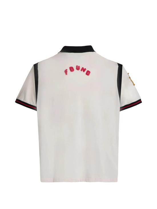 26FW 파운드 반팔 티셔츠 FOPF26TT01012 6570 VINTAGE CREAM BLACK - FOUND