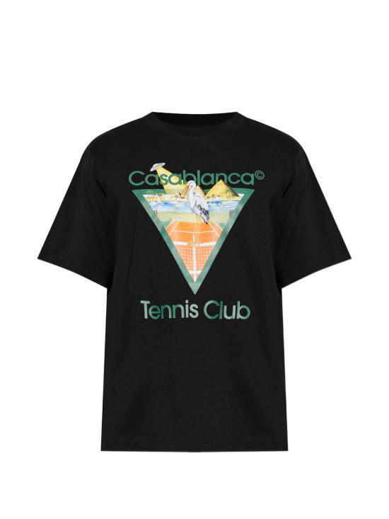 26FW 카사블랑카 반팔 티셔츠 MPF26JTS00119 TENNIS CLUB TRIANGLE