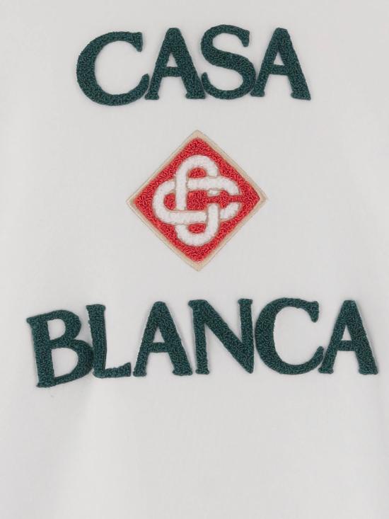 26FW 카사블랑카 긴팔 티셔츠 MPF26JTP29303 CASABLANCA STACKED LOGO - CASABLANCA
