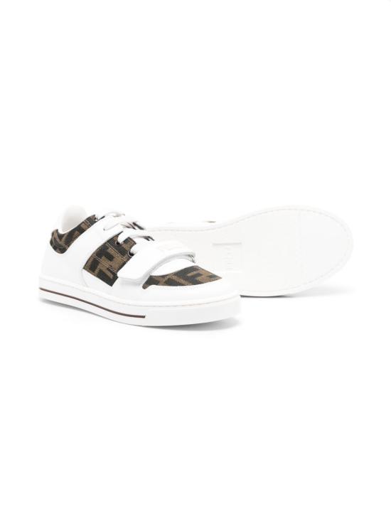 26FW [키즈] 펜디 스니커즈 JMR476 AHGYF0C1A BIANCO TABACCO NERO - FENDI