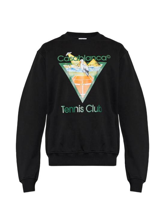 26FW 카사블랑카 긴팔 티셔츠 MPF26JTP29304 TENNIS CLUB TRIANGLE