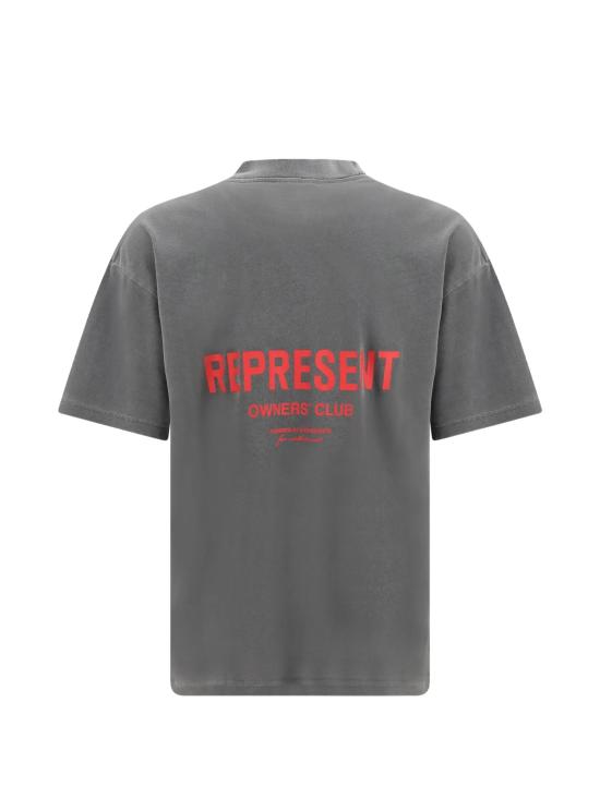 26FW 리프레젠트 반팔 티셔츠 OCM41114 02 Washed black - REPRESENT
