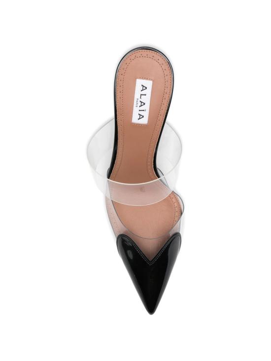 26FW 알라이아 뮬/슬리퍼 AA3M3005CK150 999 BLACK - ALAIA
