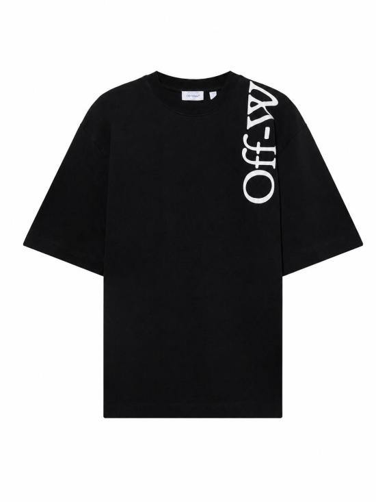 26FW 오프화이트 반팔 티셔츠 44MAA120F26J010 001 Black