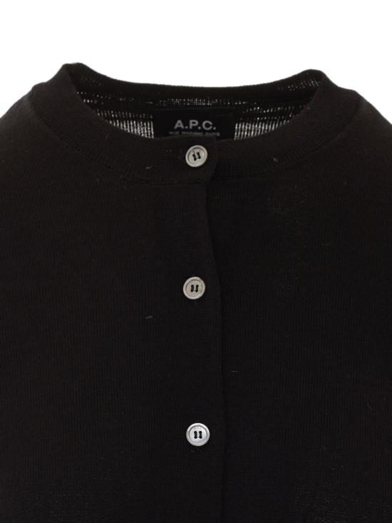 26FW 아페쎄 가디건 WVAWMF22348 LZZ BLACK - A.P.C.