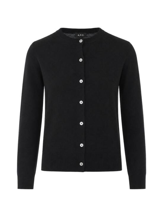 26FW 아페쎄 가디건 WVAWMF22348 LZZ BLACK