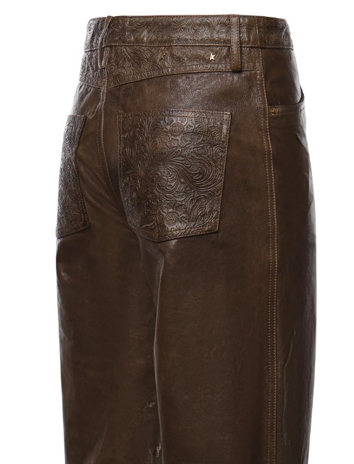 26FW 골든구스 팬츠 GWP01882 P00265936110 Mud green - GOLDEN GOOSE
