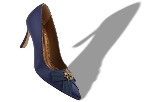 26FW 마놀로 블라닉 힐/펌프스 2262106 00014116 NAVY - MANOLO BLAHNIK
