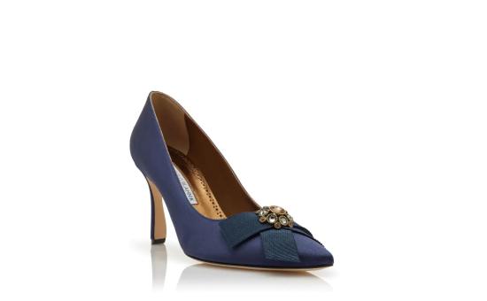 26FW 마놀로 블라닉 힐/펌프스 2262106 00014116 NAVY - MANOLO BLAHNIK
