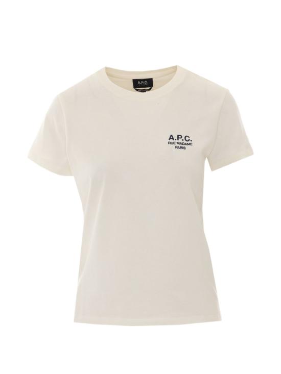 26FW 아페쎄 반팔 티셔츠 COHBUF26610 TAE WHITE DARK NAVY