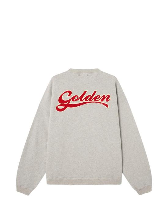 26FW 골든구스 긴팔 티셔츠 GUP02711 P00263760513 ALLUMINIUM MELANGE GRAY - GOLDEN GOOSE