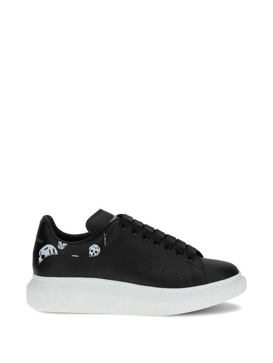 26FW 알렉산더 맥퀸 오버사이즈 드 스니커즈 553680 WIAKB1016 BLACK AND WHITE