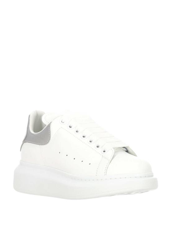 26FW 알렉산더 맥퀸 오버사이즈드 스니커즈 553770 WIAH09081 WHITE SILVER - ALEXANDER MCQUEEN