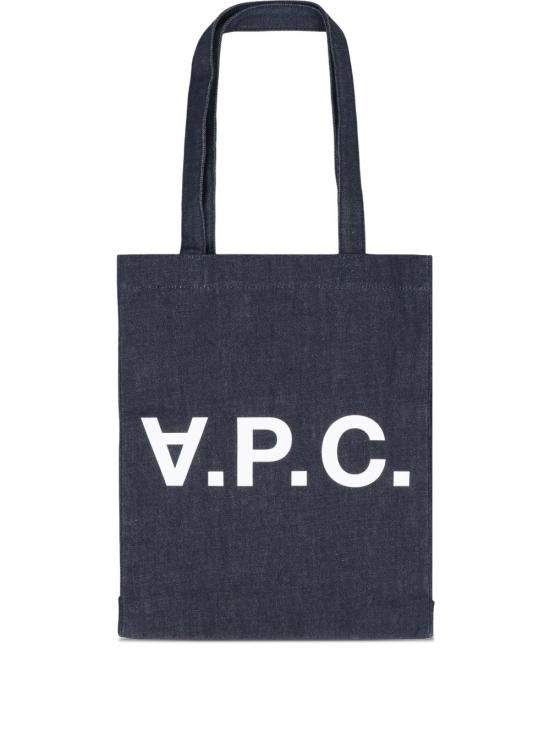 26FW 아페쎄 로르 로고 프린트 데님 토트백 COHIZM61445 IAI INDIGO