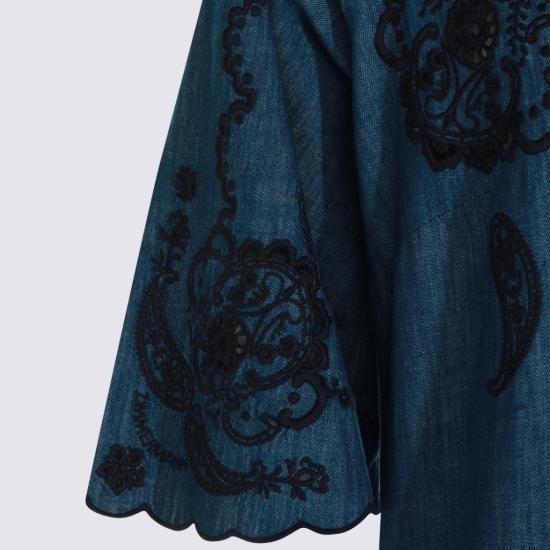 26FW 짐머만 원피스 8358DSS261RWBLU Blue - ZIMMERMANN