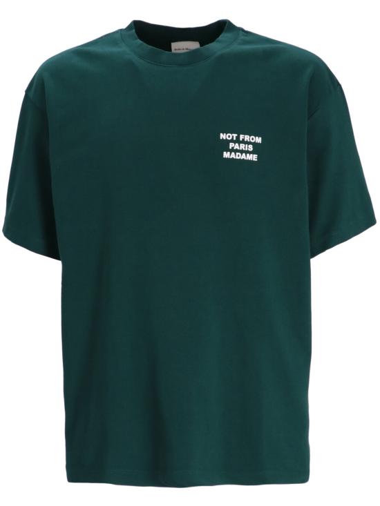 26FW 드롤드무슈 반팔 티셔츠 PERMTS203CO002 DGN Dark Green