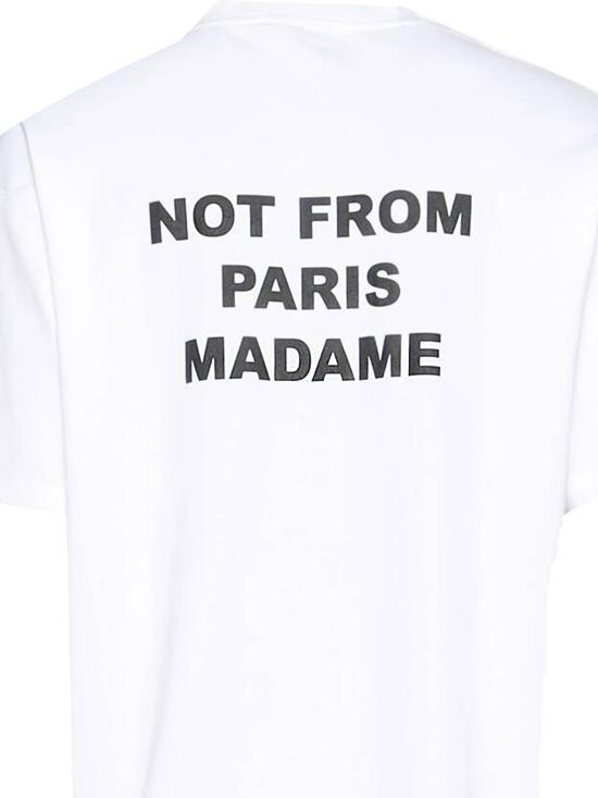 26FW 드롤드무슈 반팔 티셔츠 PERMTS203CO002 OPW Optical White - DROLE DE MONSIEUR