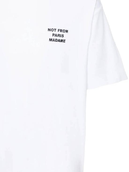 26FW 드롤드무슈 반팔 티셔츠 PERMTS203CO002 OPW Optical White - DROLE DE MONSIEUR