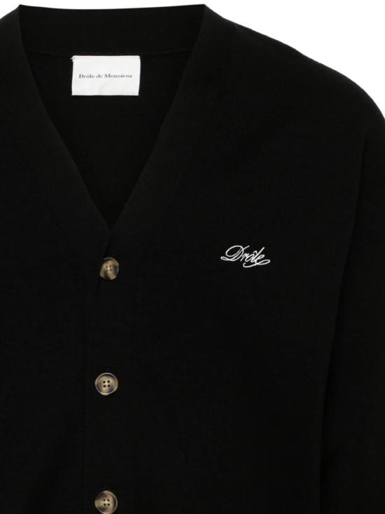 26FW 드롤드무슈 가디건 PERMCA123WO007 BL BLACK - DROLE DE MONSIEUR