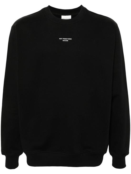 26FW 드롤드무슈 긴팔 티셔츠 PERMSW148CO127 BL Black