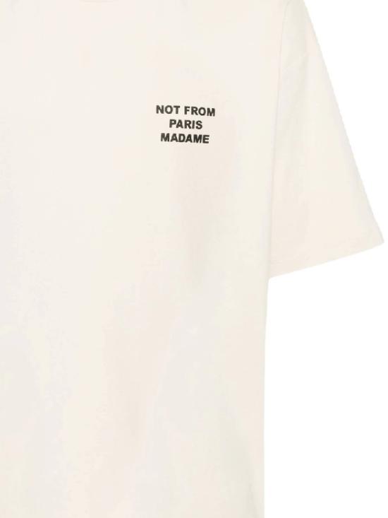 26FW 드롤드무슈 반팔 티셔츠 PERMTS203CO002 Mastic - DROLE DE MONSIEUR
