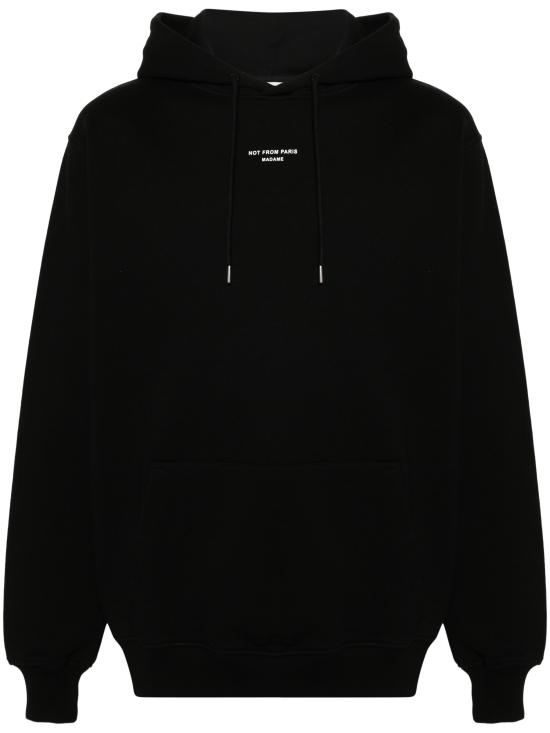 26FW 드롤드무슈 긴팔 티셔츠 PERMHO161CO127 BL Black