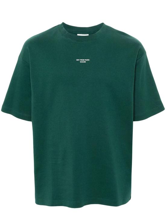 26FW 드롤드무슈 반팔 티셔츠 PERMTS202CO002 DGN Dark Green
