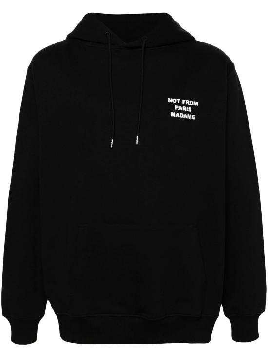 26FW 드롤드무슈 긴팔 티셔츠 PERMHO162CO127 BL Black