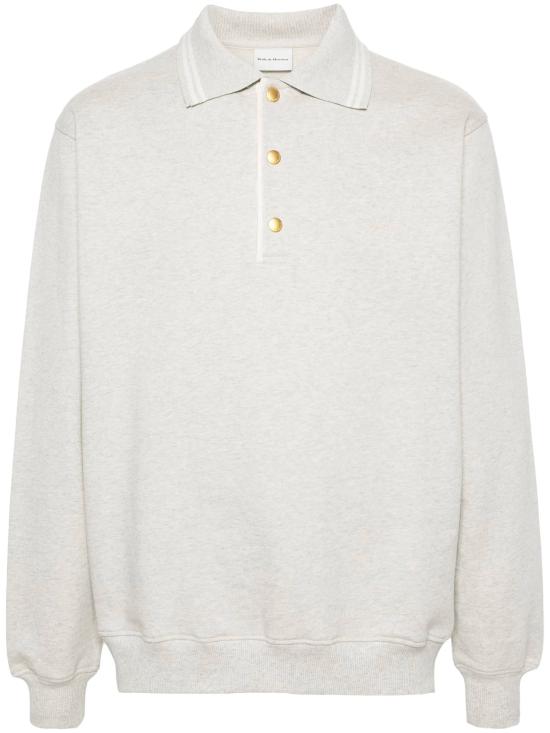 26FW 드롤드무슈 폴로 티셔츠 PERMPL132CO127 GY Grey