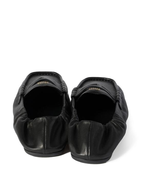 26FW 미우미우 루슈 나파 레더 로퍼 5D341EF D005 EFXF0002 BLACK - MIU MIU