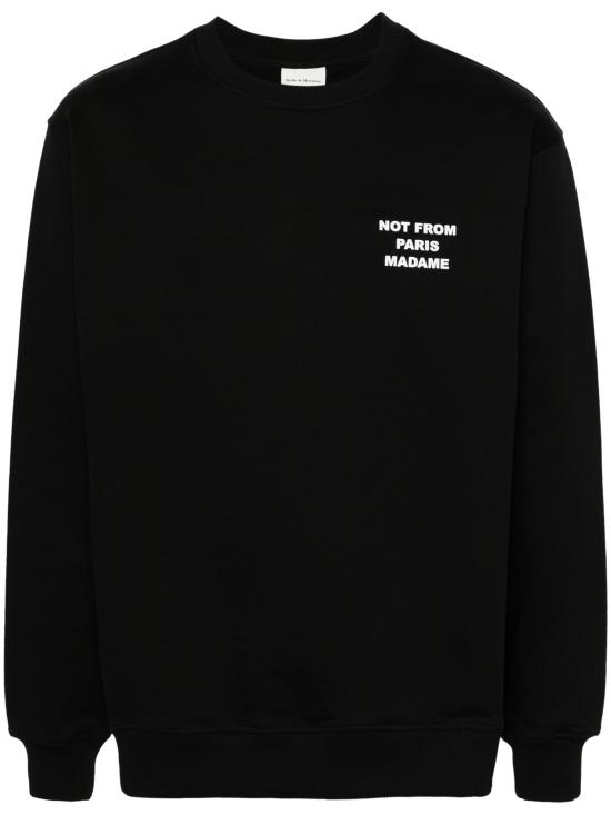 26FW 드롤드무슈 긴팔 티셔츠 PERMSW149CO127 BL Black