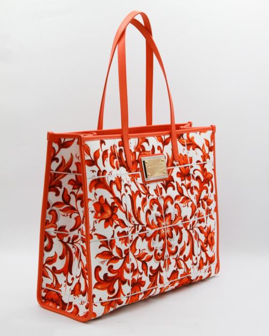 26FW 돌체앤가바나 토트백 BB2274AP026IH3TN Orange - DOLCE & GABBANA