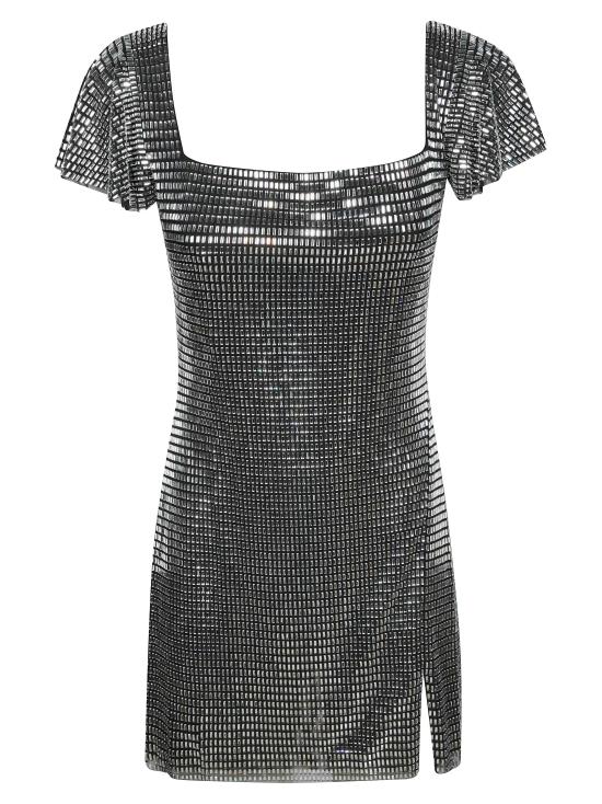 26FW 셀프 포트레이트 미디 원피스 AW26165SGR GREY Grigio