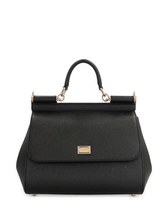 26FW 돌체앤가바나 라지 시실리 핸드백 BB6002 B100180999 BLACK