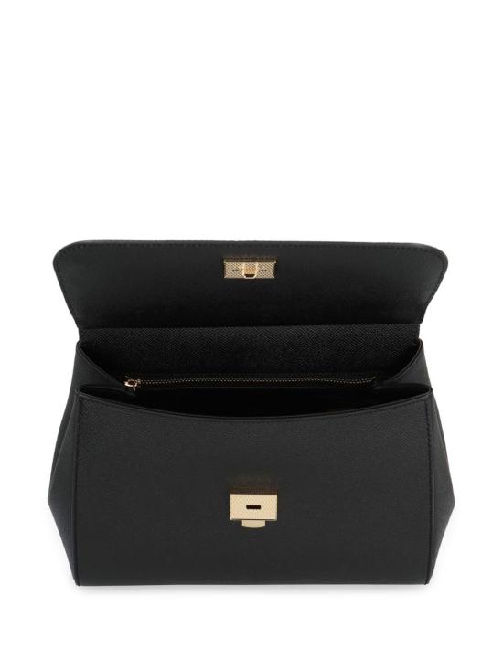 26FW 돌체앤가바나 라지 시실리 핸드백 BB6002 B100180999 BLACK - DOLCE & GABBANA