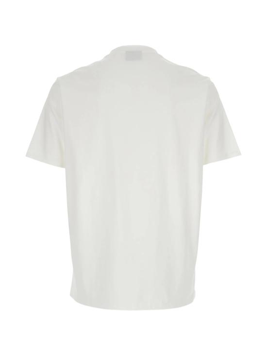 26FW 엠포리오 아르마니 반팔 티셔츠 EM004583 AF13669M0307 OFF WHITE EA LOG - EMPORIO ARMANI