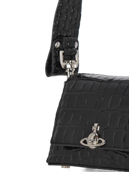 26FW 비비안웨스트우드 헤이즐 스몰 핸드백 4603000WW L0098N401 Black - VIVIENNE WESTWOOD