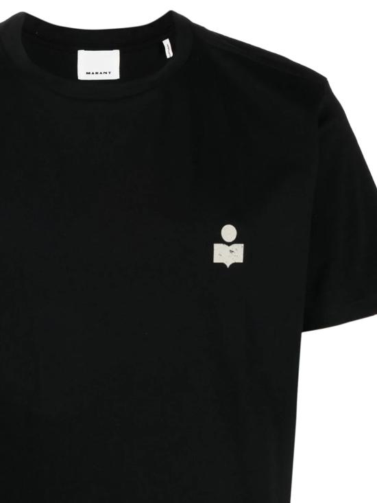 26FW 이자벨마랑 반팔 티셔츠 TS0047HA B1N19HBKEC Black ecru - ISABEL MARANT